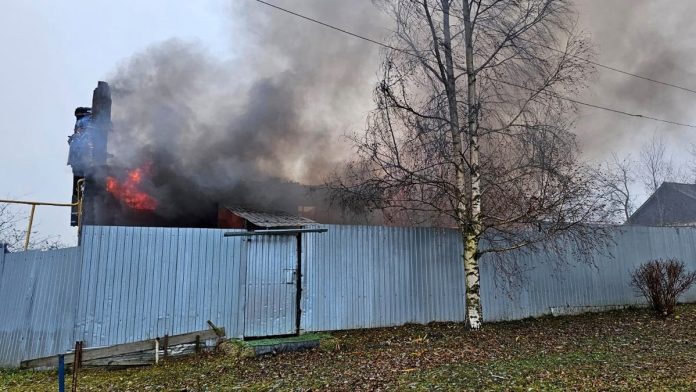 Пожар Жокино. Захарово. 12.11.25